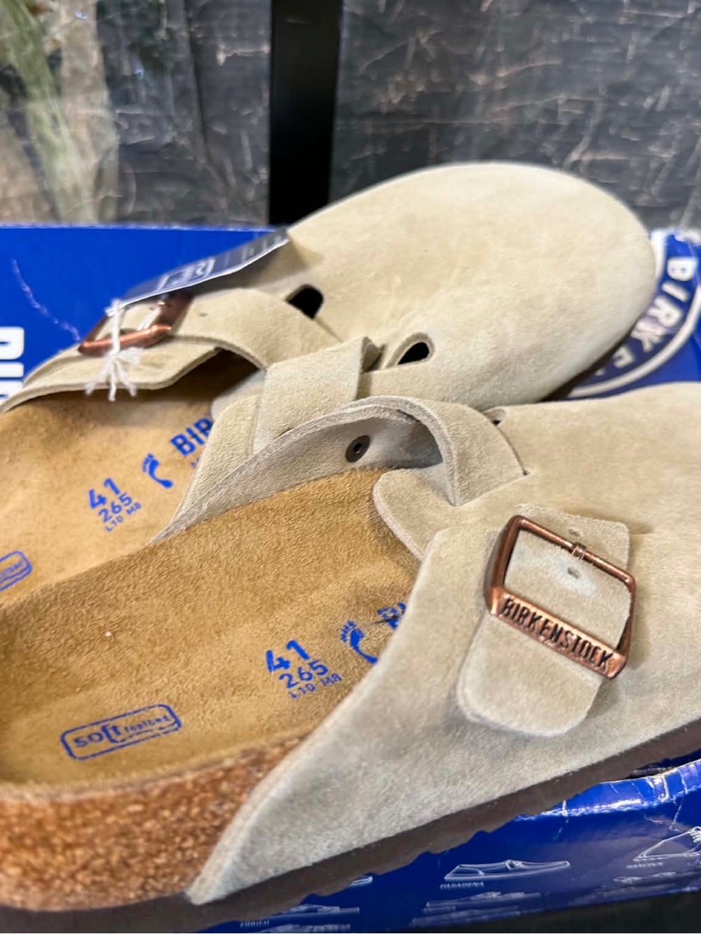 Birkenstock Boston Suede Sandal Size 41 - Picture 5 of 7
